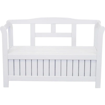 Afbeelding van tuinbank Pinokkio, wit