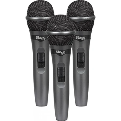 Afbeelding van Stagg Live Stage Dynamische Microfoon (Set van 3)