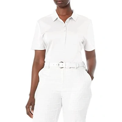 Afbeelding van Callaway Opti Dri™ Performance golfpoloshirt met korte mouwen voor dames (maat Small 3X Plus), Wit, XXL