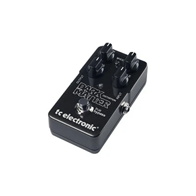 Afbeelding van TC Electronic DARK MATTER DISTORTION, fenomenaal vervormingspedaal met extreem dynamisch bereik, tweebands EQ en voicing switch