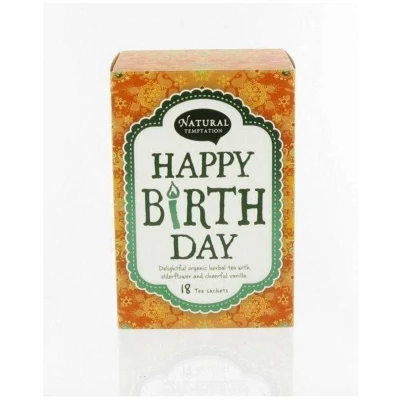 Afbeelding van Natural Temptation Thee Happy Birthday 18ST