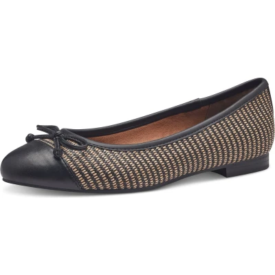 Afbeelding van MARCO TOZZI Ballet Flat by Guido Maria Kretschmer 2 22103 42 dames, Black Comb, 37 EU