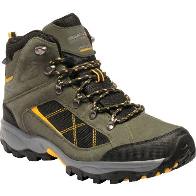Afbeelding van Wandelschoen Men Regatta Clydebank Dark Khaki Gold Schoenmaat 46