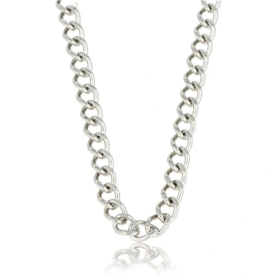 Afbeelding van grove ketting Met 6 mm zilverkleurige schakels Stoere luxe cadeauverpakking