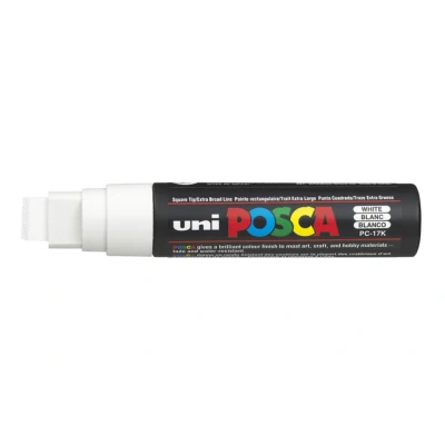 Afbeelding van uni ball Paint Marker op waterbasis Posca PC 17K wit paintmarker