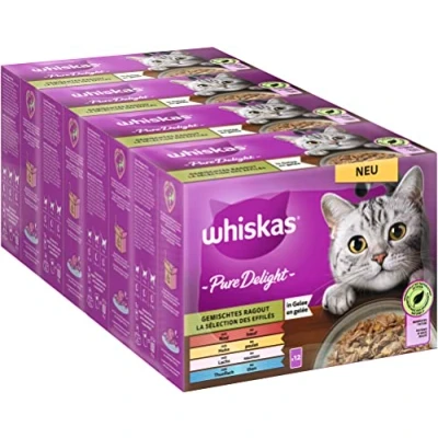 Afbeelding van Whi Pure Delight 1+ Gemengde Selectie In Gelei (12X85G)
