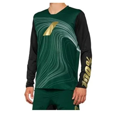 Afbeelding van 100% R Core X LE Fietsshirt, groen, afmeting L voor man