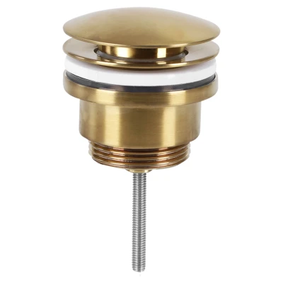 Afbeelding van Differnz afvoerplug pop up design mat goud