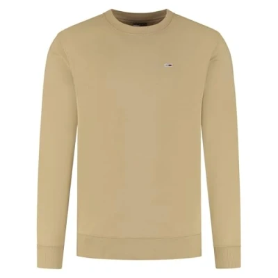 Afbeelding van Tommy Jeans Sweater Beige TJM REG S FLAG CREW EXT DM0DM20741/ACT Maat