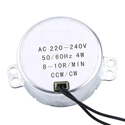 Afbeelding van Elektrische synchroonmotor, 1 stuk, 220 240 V AC, 4 W CW/CCW (8 10 omw/m).