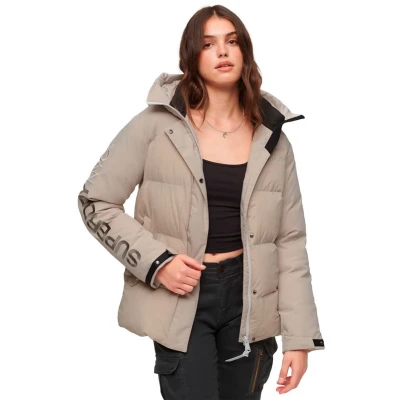Afbeelding van Superdry Gewatteerde City windparka met capuchon Dames jassen