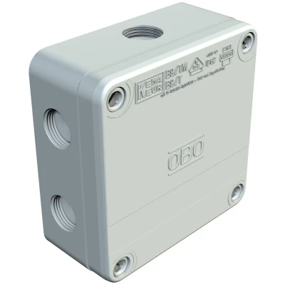 Afbeelding van OBO Bettermann b 9 T M 5 Aftakkast (l x h) 50 110 mm Grijs IP67 1 stuk(s)