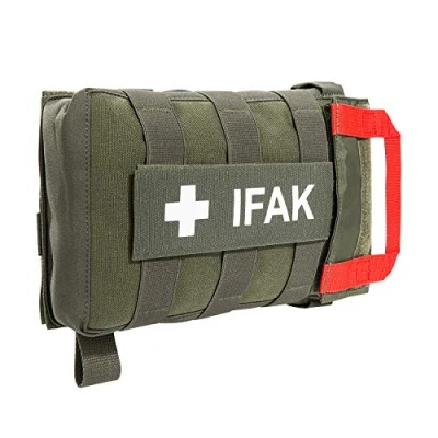 Afbeelding van Tasmanian Tiger TT IFAK Pouch VL L Heuptas, compatibel met eerste hulp voor wandelen, reizen, politiediensten (olijf)