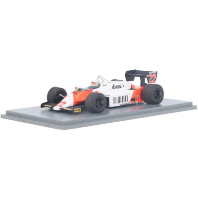 Afbeelding van Alfa Romeo Racing 183T Spark Modelauto 1:43 1983 Andrea de Cesaris Marlboro Team S8804