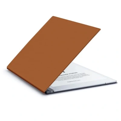 Afbeelding van OLAIKE, Remarkable 2 Paper Tablet 10,3 inch 2020, boek design met ingebouwde magneet, premium PU lederen smart cover, alleen voor 2, bruin