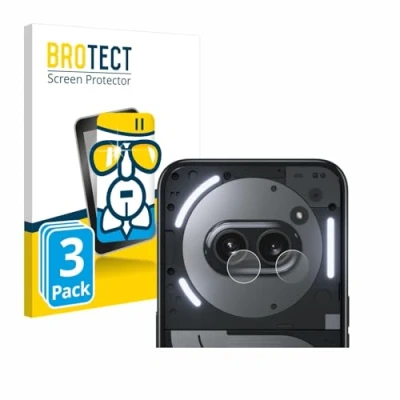 Afbeelding van BROTECT Screenprotector voor Nothing Phone (2a) Plus (ALLEEN Camera Lens) Folie Beschermfolie Beschermglas transparant (3 Stuks)