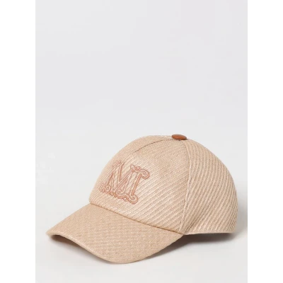 Afbeelding van Straw Baseball Cap with Logo Wo Natural Hats