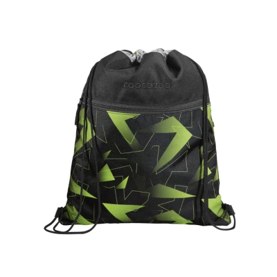 Afbeelding van Gymtas Coocazoo Lime Flash reflecterend zakje met rits