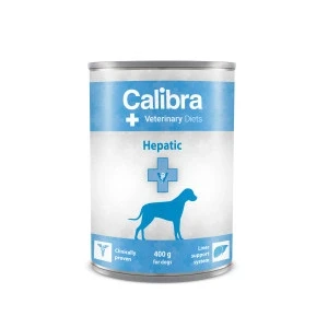 Afbeelding van 6x 400g Calibra Veterinary Diet Dog Hepatic kip hondenvoer nat