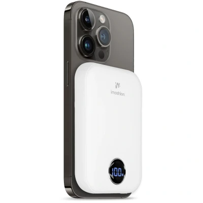 Afbeelding van MagSafe Powerbank 10.000 mAh van iMoshion / Wit Kunststof