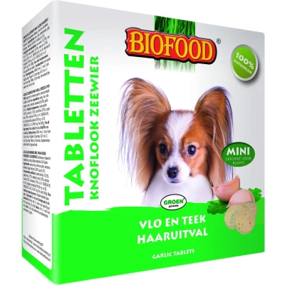 Afbeelding van 16x BF Petfood Hondensnoepjes Anti Vlo Knoflook Zeewier Mini 100 stuks