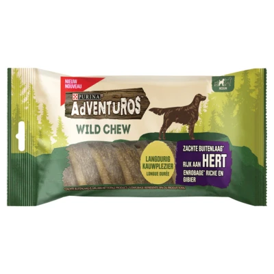 Afbeelding van Adventuros Wild Chew Hert Hondensnacks M