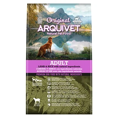 Afbeelding van Arquivet Originele Adult 3 kg voer voor volwassen honden lam en rijst, niet te gebruiken, 1 stuk (1 stuk)