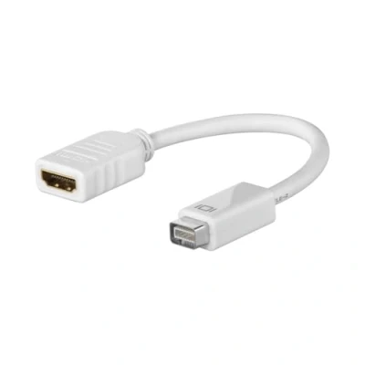 Afbeelding van Goobay Mini DVI M HDMI F, SB, DVI, Type A (Standard), Mâle, Femelle, Blanc, 1 pièce(s)