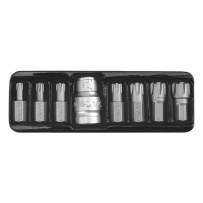 Afbeelding van YATO YT 0418 8 delige Torx bitset voor schroevendraaier, M5 M14