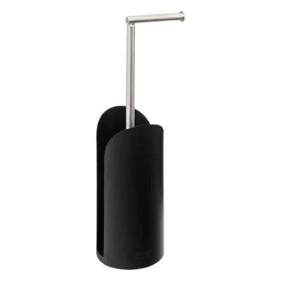 Afbeelding van 5Five Toiletrolhouder reservoir zwart flexibele stang 59 cm