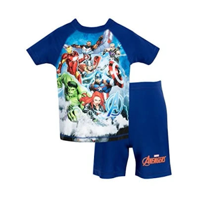Afbeelding van Marvel Jongens Tweedelig badpak Avengers, blauw, 122