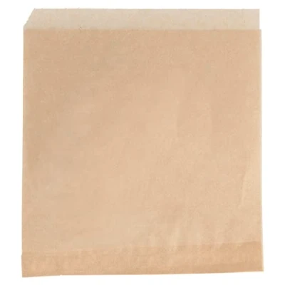 Afbeelding van 500 stuks open zakken 2 zijden 34 g/m2 17 x 18 cm, natuurlijke perg, anti olie