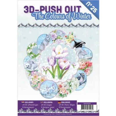 Afbeelding van Nr. 25 The Colours of Winter 3D Push Out Book
