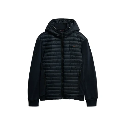 Afbeelding van Superdry Hooded Storm Hybrid Jas, Heren, Maat: XXL, Eclipse navy
