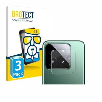 Afbeelding van BROTECT Glas Screen Protector voor Xiaomi 14 (ALLEEN Camera Lens) (3 Stuks) Schermbeschermer [9H Hardheid, Beschermglas Folie niet Gehard Glas]