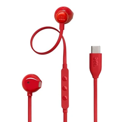 Afbeelding van JBL Tune 305C In Ear Oordopjes Rood