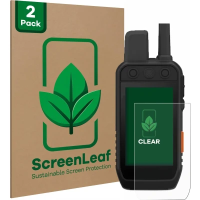 Afbeelding van ScreenLeaf Screenprotector voor Garmin Alpha 200 K Duurzame schermbescherming Folie Beschermfolie transparant (2 Stuks)