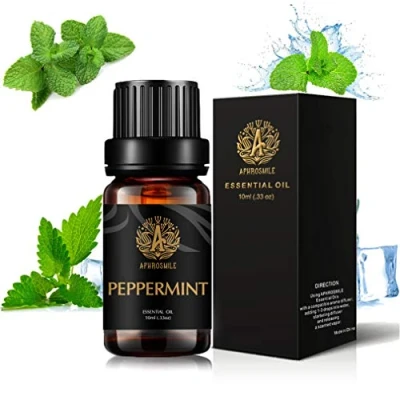 Afbeelding van aromatherapie etherische pepermuntolie, therapeutische kwaliteit, pepermuntolie voor luchtbevochtiger, 10 ml, 100% zuivere diffusers, massage