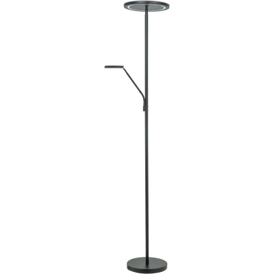 Afbeelding van Modern Functioneel Uplighter Leeslamp Zwart Alicante