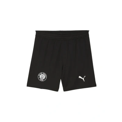 Afbeelding van PUMA FC St. Pauli 25/26 short, Zwart/Wit, Maat 7 8Y