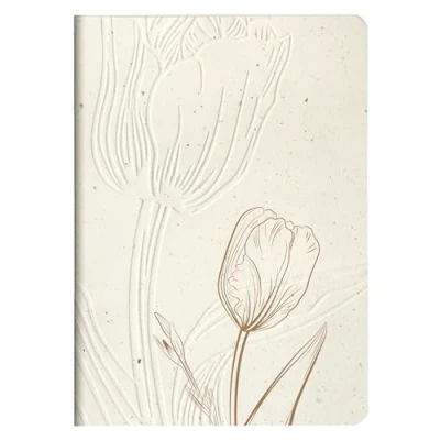 Afbeelding van Clairefontaine 813066C Tulip papier, genaaid notitieboek A5, 14,8 x 21 cm, 64 pagina&#039;s, stippen