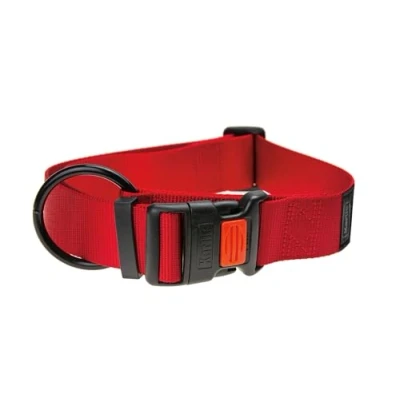 Afbeelding van Karlie Art Sportiv Plus halsband verstelbaar nieuwe universele kleuren mix en match L: 55 75 cm B: 40 mm XL rood