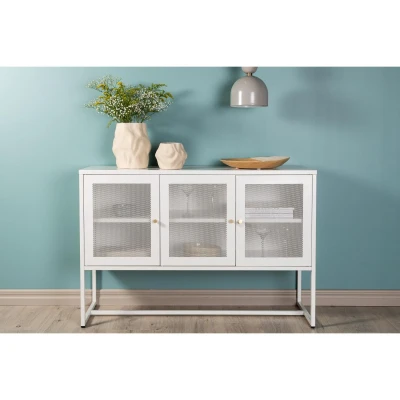 Afbeelding van Svea Pavlo dressoir 120 cm wit Metaal