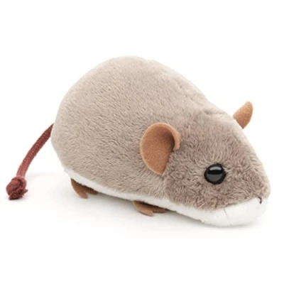 Afbeelding van Uni Toys Muis Plushie 14 cm (lengte) pluche knaagdier dier