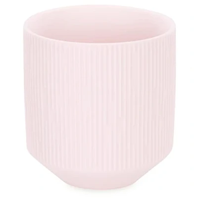 Afbeelding van AmeliaHome Paso opbergdoos van keramiek organizer bloempot 9x9,8 cm poederroze