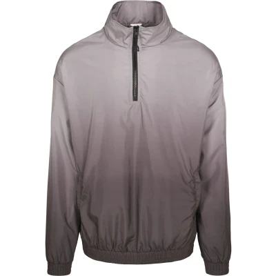 Afbeelding van Urban Classics Gradient PULL OVER Jacket Trainingsvest, Heren, Maat: Large, Black/grey