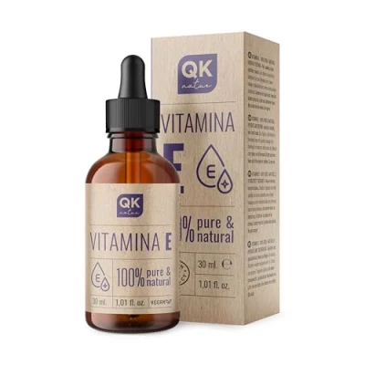 Afbeelding van Pure Vloeibare Vitamine E (Tocoferol) 30 ml Natuurlijk Antioxidant en Anti Aging voor Gezicht, Huid, Haar Nagels
