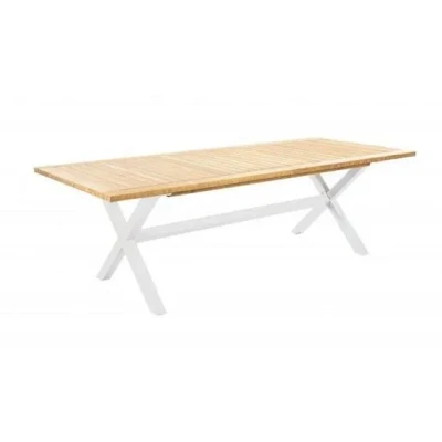Afbeelding van Tuintafel Yoi Wakai White Teak 236 x 100 cm