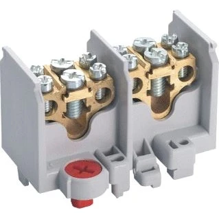 Afbeelding van Hager k aansluitklem voor hoofdkabel 2p din rail schroef 25 aansluitingen k22