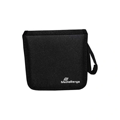 Afbeelding van MediaRange Media storage wallet for 24 discs, nylon, black